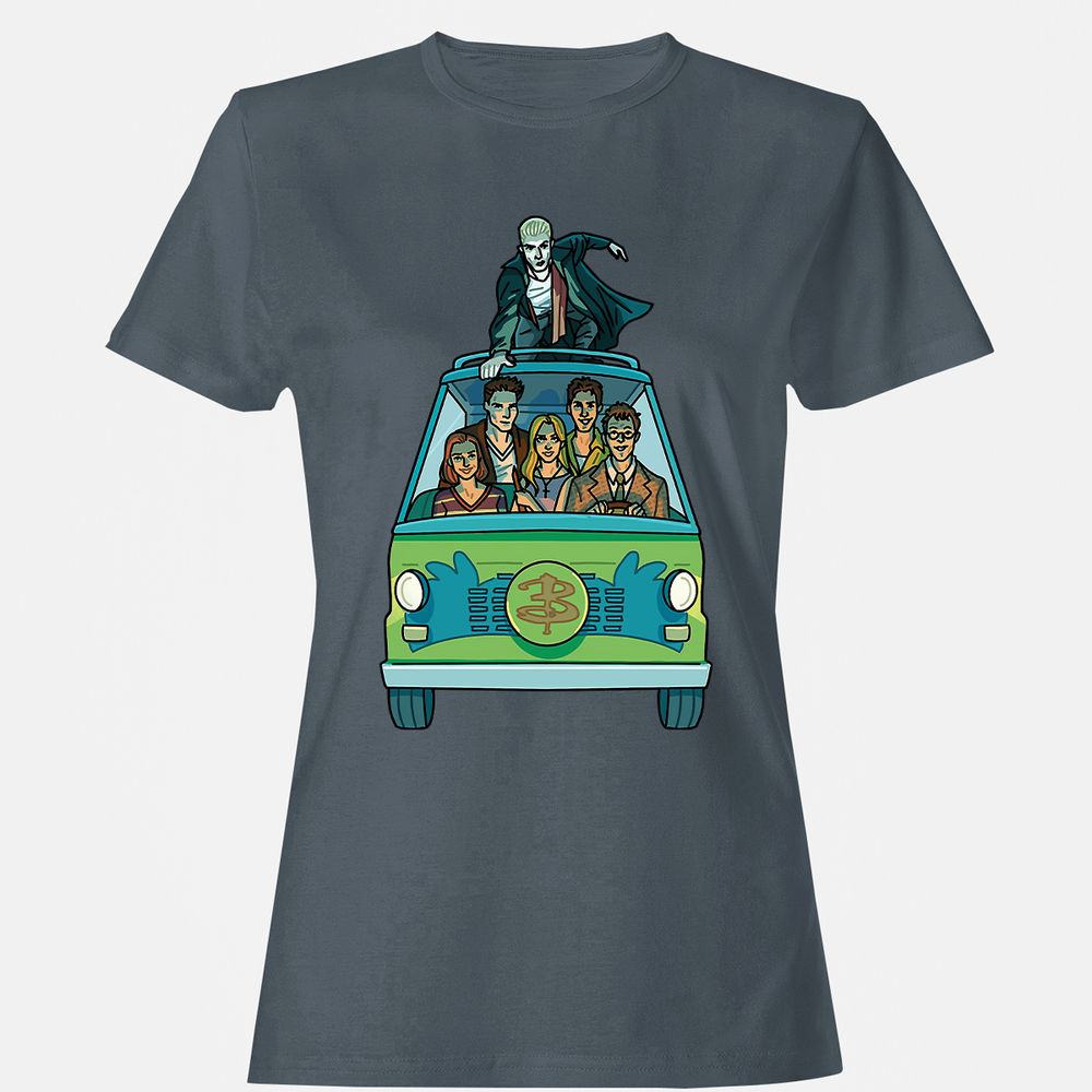 Women's T-Shirt - 7QKQVL6C - Charcoal - 3