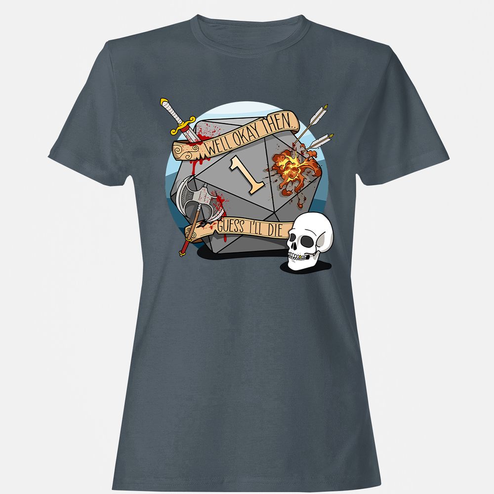 Women's T-Shirt - 5JM4HHKC - Charcoal - 3