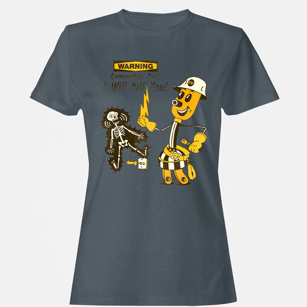 Women's T-Shirt - 1YKHXSP2 - Charcoal - 3