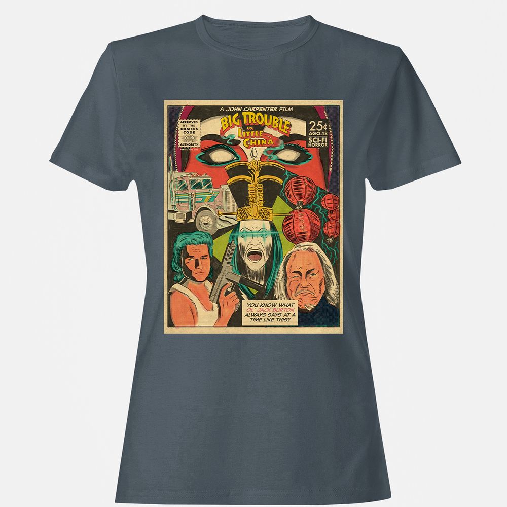 Women's T-Shirt - CTGU2KLP - Charcoal - 3