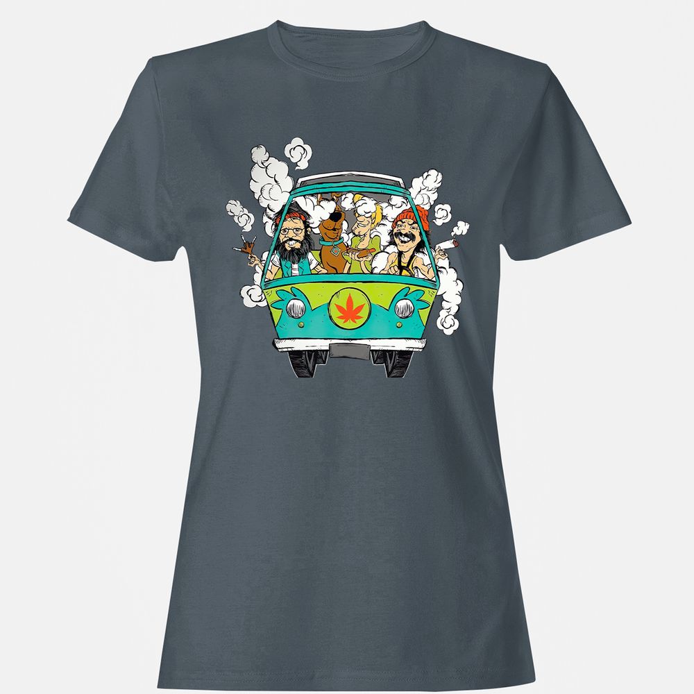Women's T-Shirt - 8MAN6W84 - Charcoal - 3