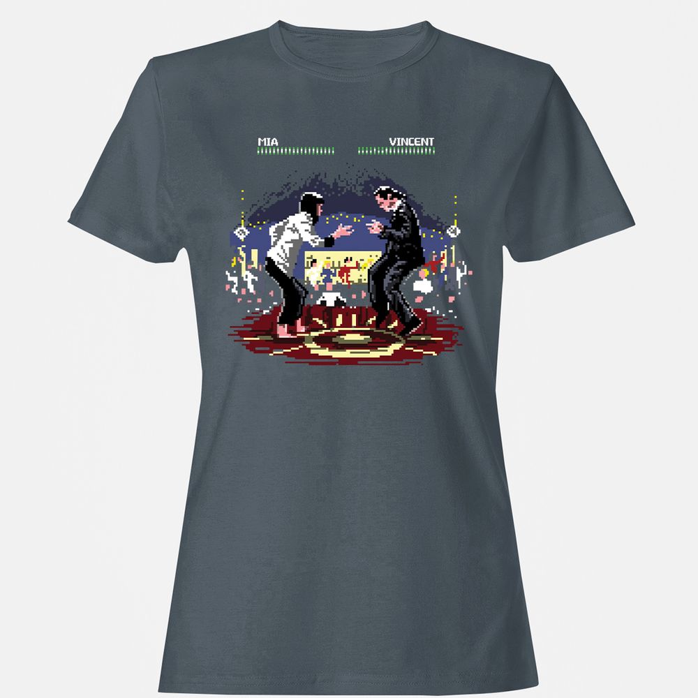 Women's T-Shirt - X3DPWVC4 - Charcoal - 3