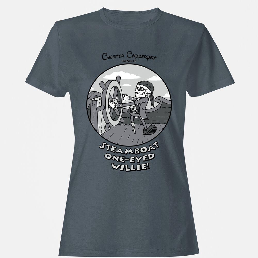Women's T-Shirt - SWCJ1WBD - Charcoal - 3