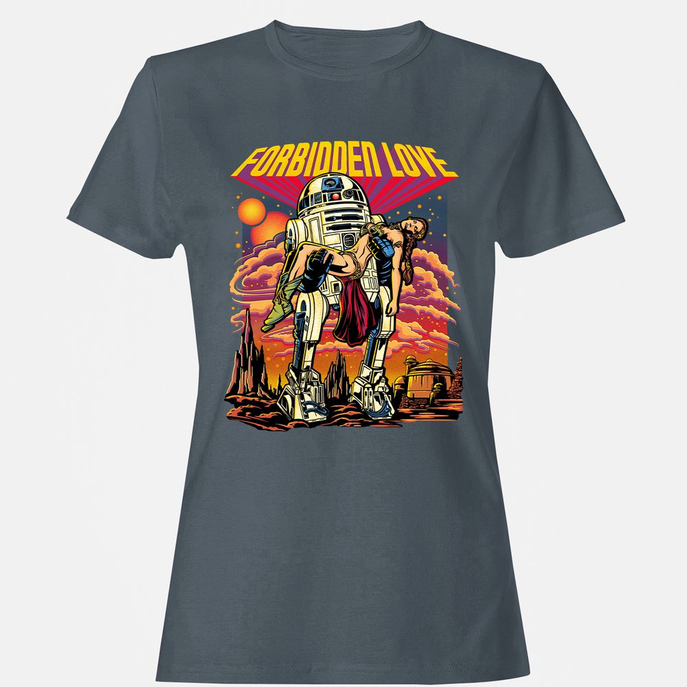 Women's T-Shirt - F2YG2X7Y - Charcoal - 3