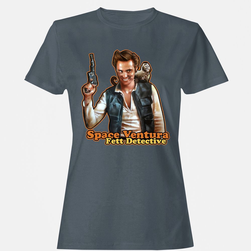 Women's T-Shirt - SH2VN9EF - Charcoal - 3