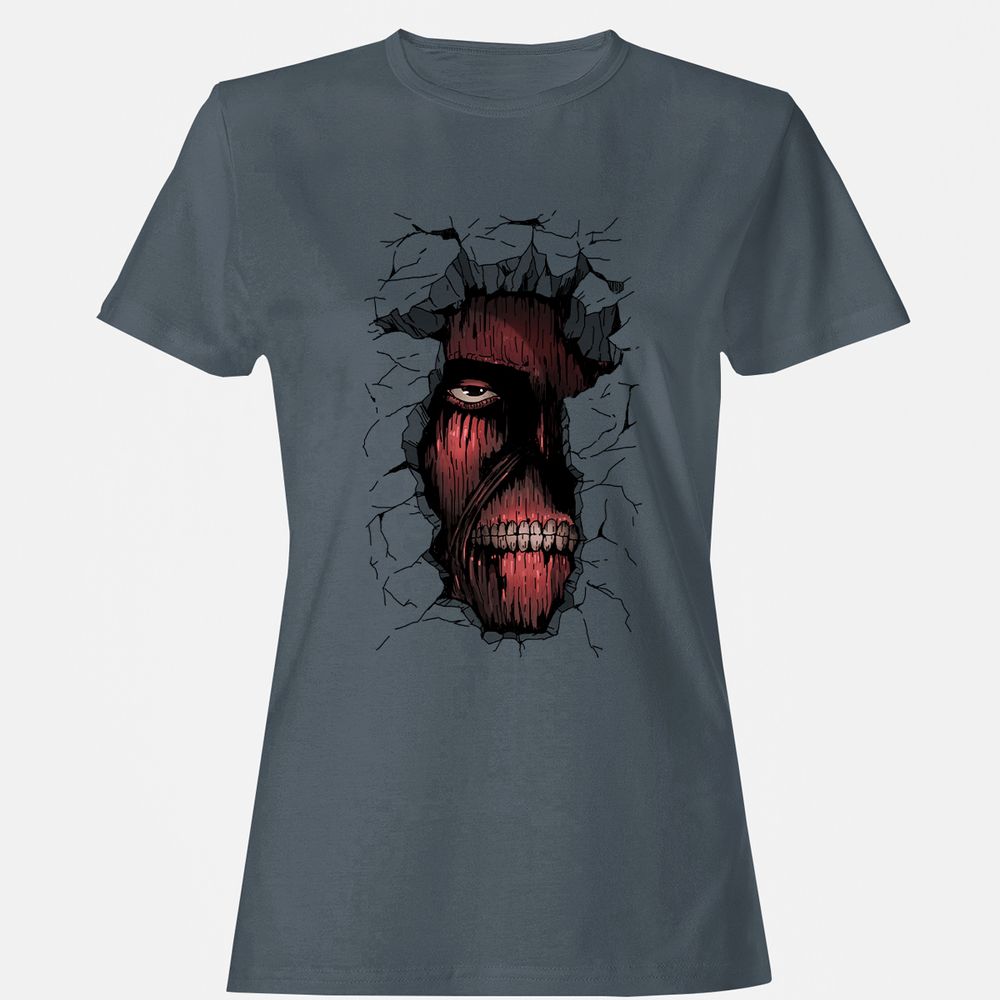 Women's T-Shirt - TZ5JLR8M - Charcoal - 3