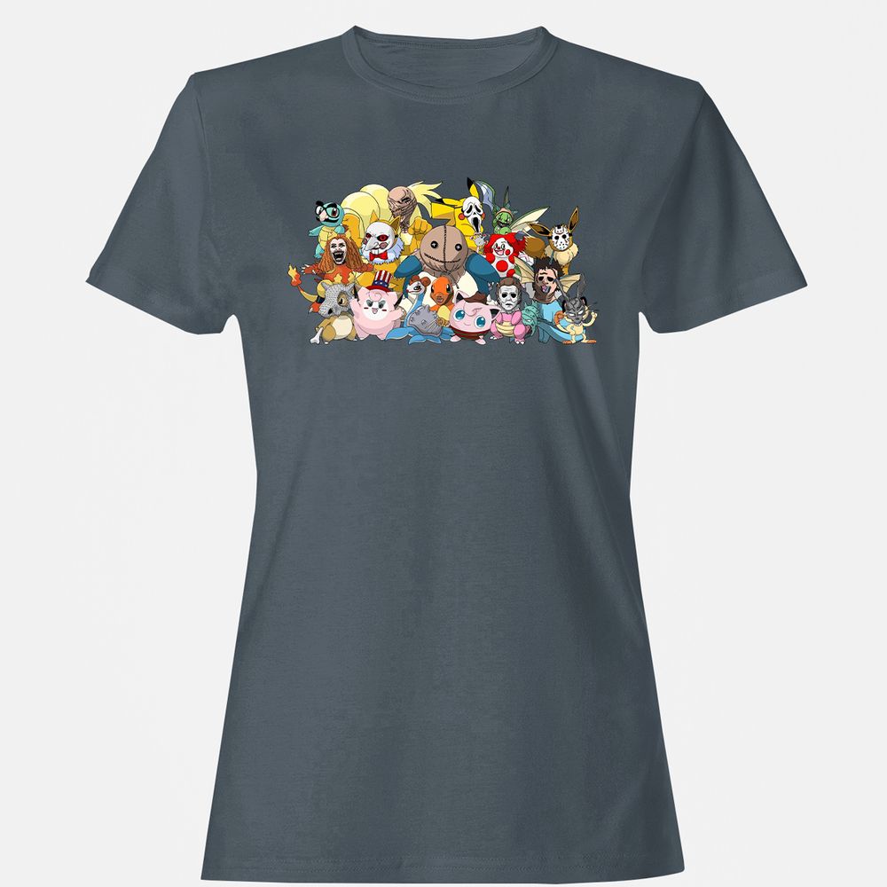 Women's T-Shirt - BE916ESK - Charcoal - 3