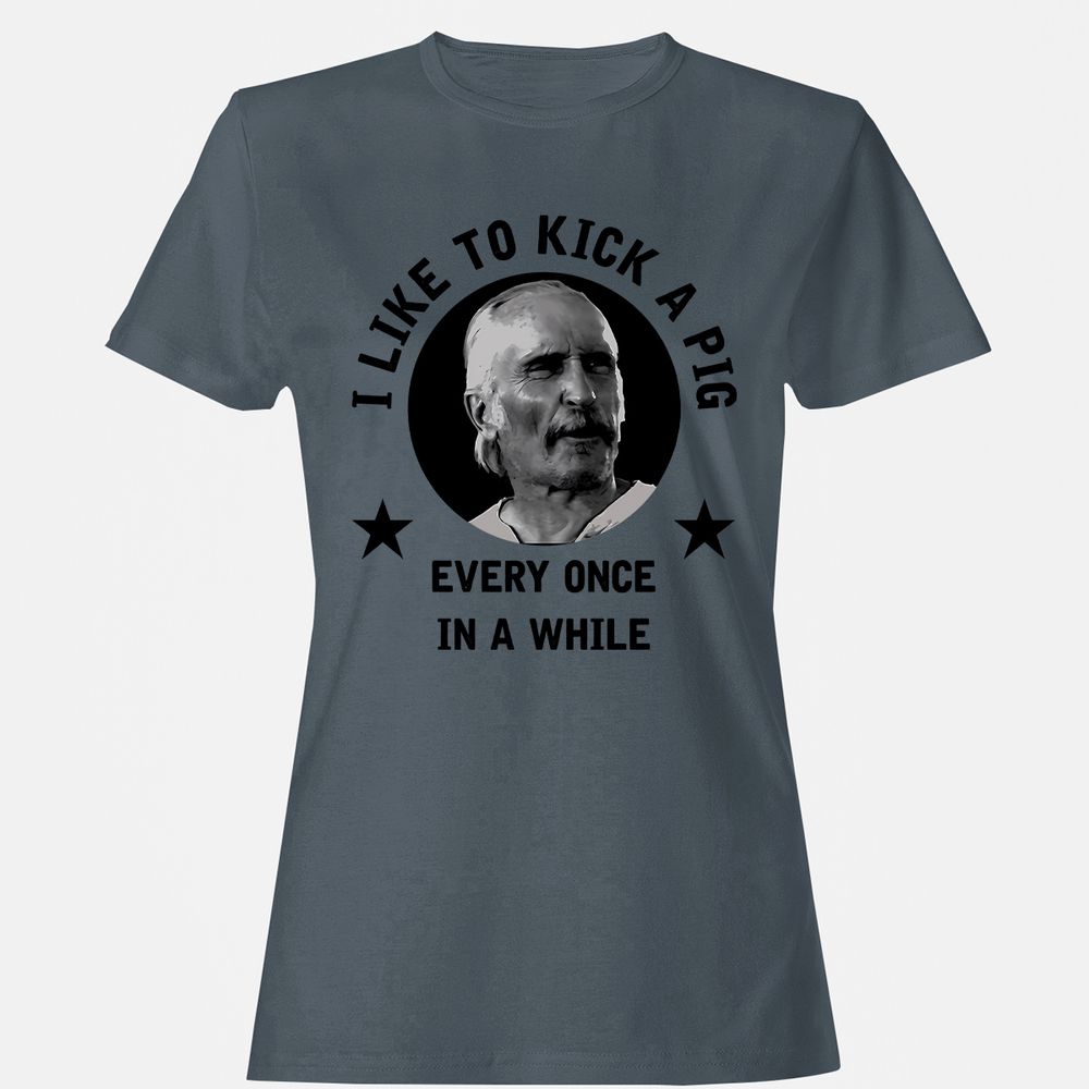 I like to kick a pig - Charcoal - 3