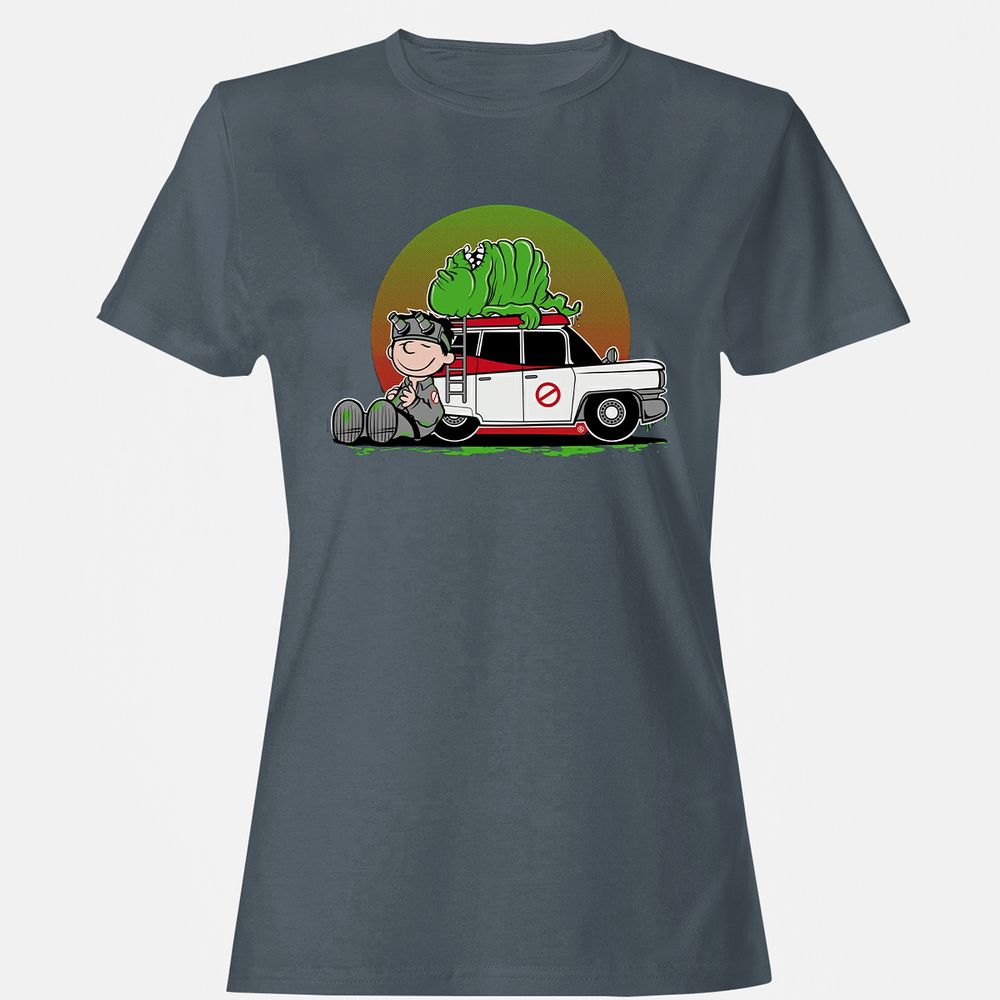 Women's T-Shirt - 9FBE8WXQ - Charcoal - 3