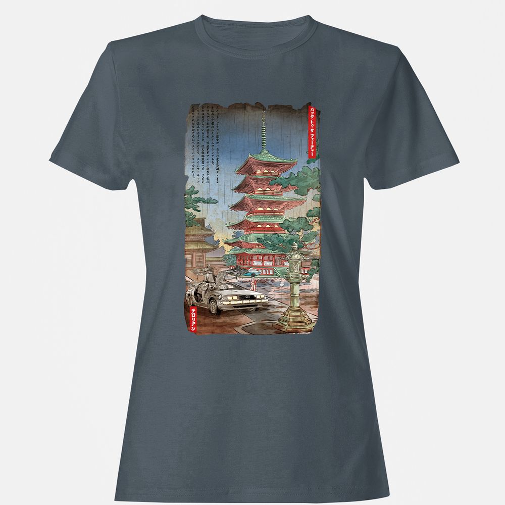 Women's T-Shirt - 4QBXT8YS - Charcoal - 3