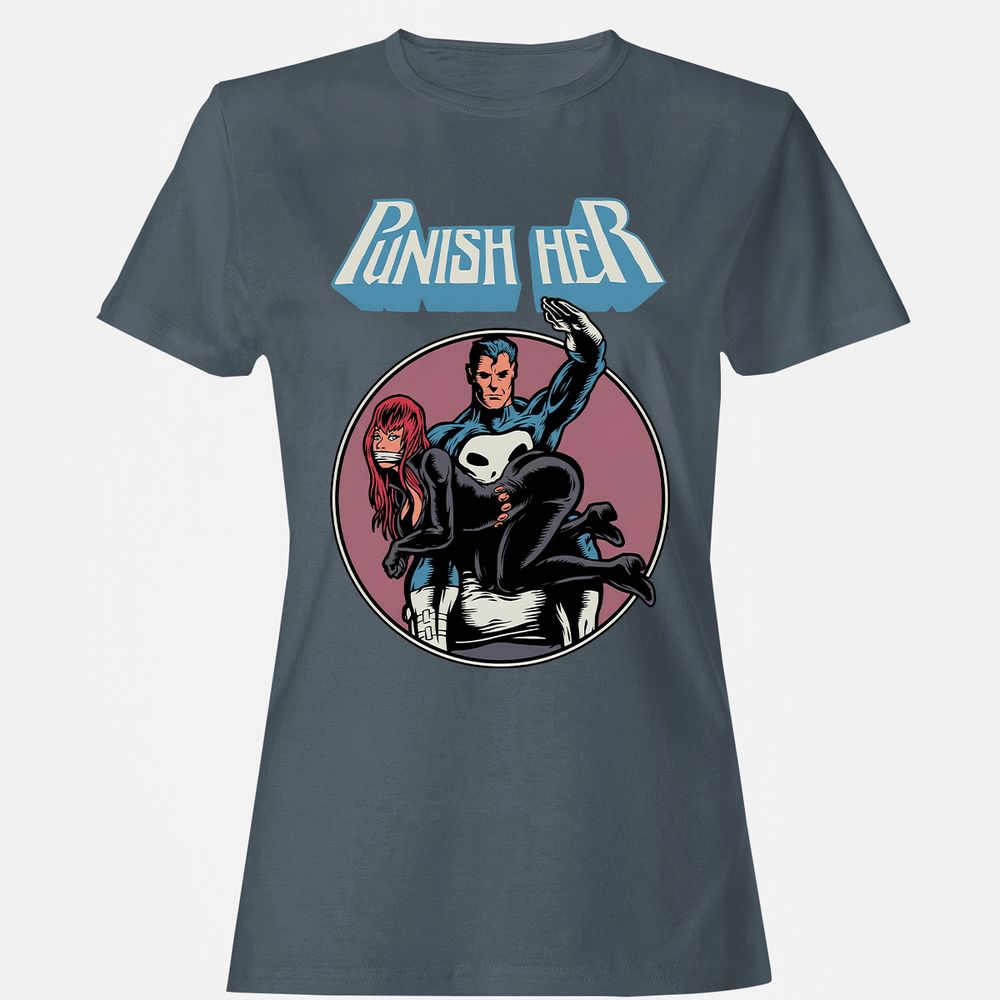 Women's T-Shirt - R41KSNJQ - Charcoal - 3