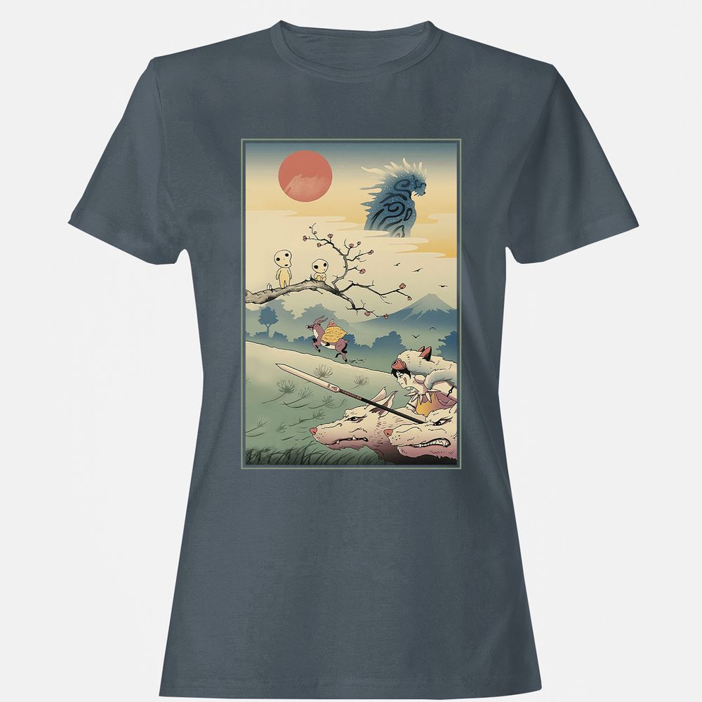 Women's T-Shirt - GEAAQ97V - Charcoal - 3