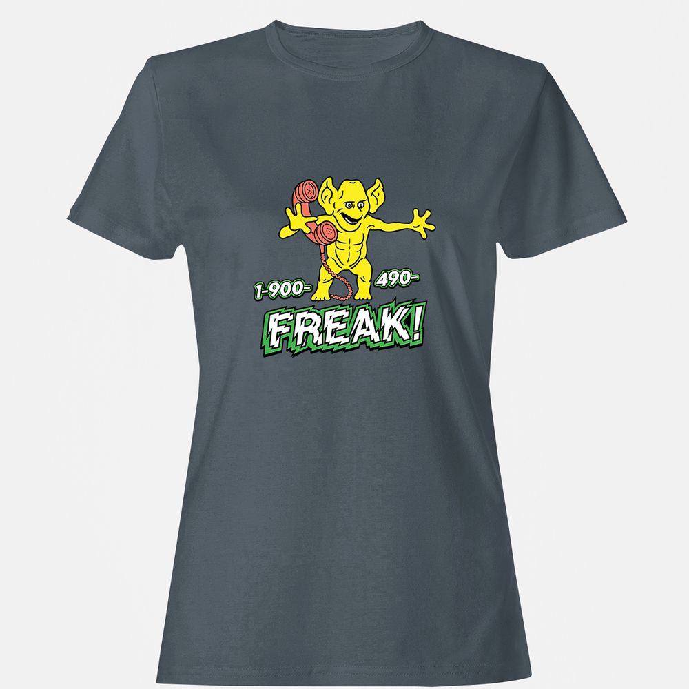 Women's T-Shirt - E929FZQN - Charcoal - 3