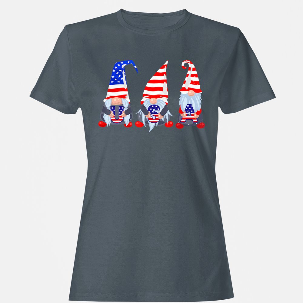 Women's T-Shirt - S8QGVUQ9 - Charcoal - 3