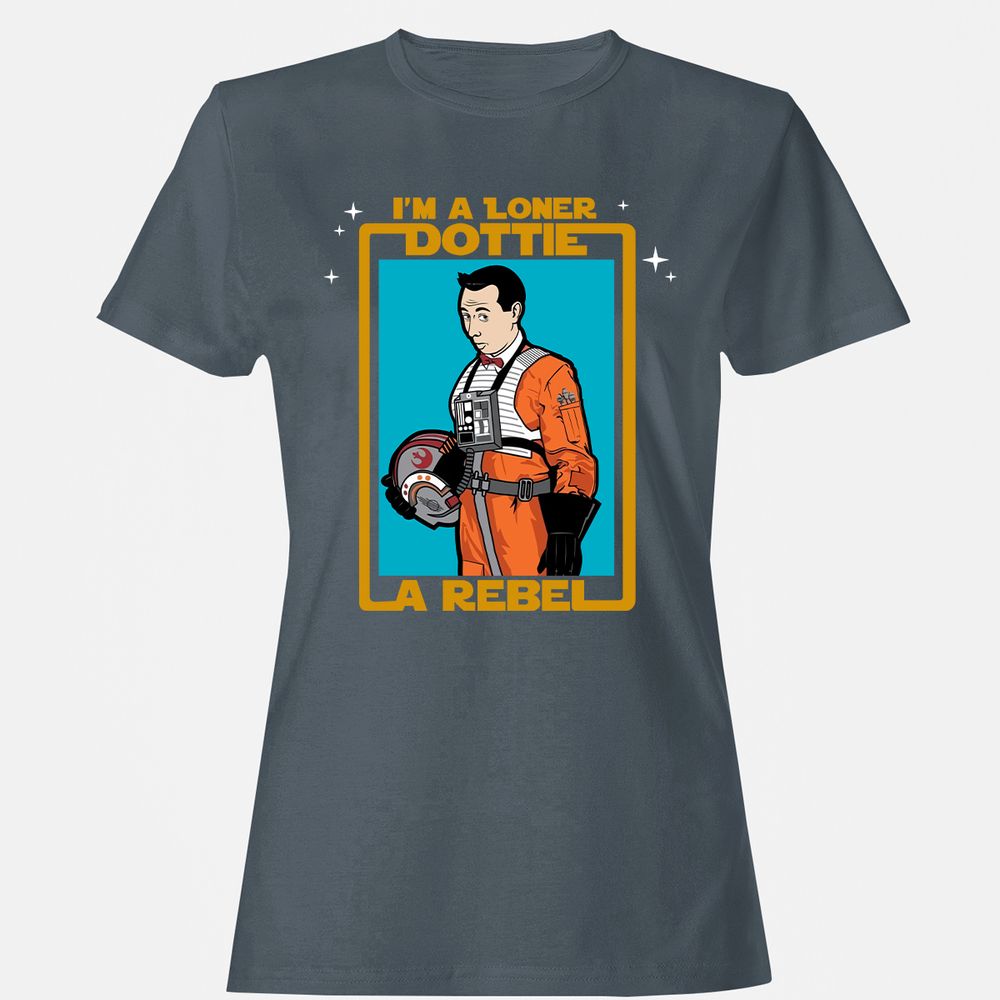 Women's T-Shirt - 4S49REDU - Charcoal - 3
