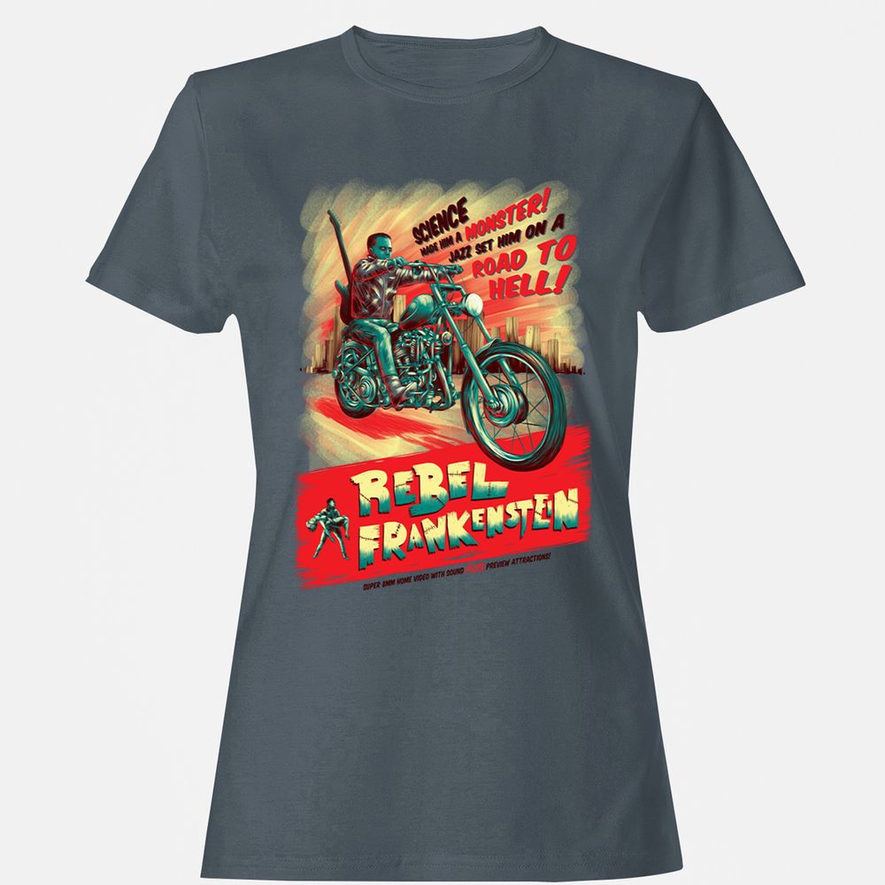 Women's T-Shirt - C2EPDRSA - Charcoal - 3