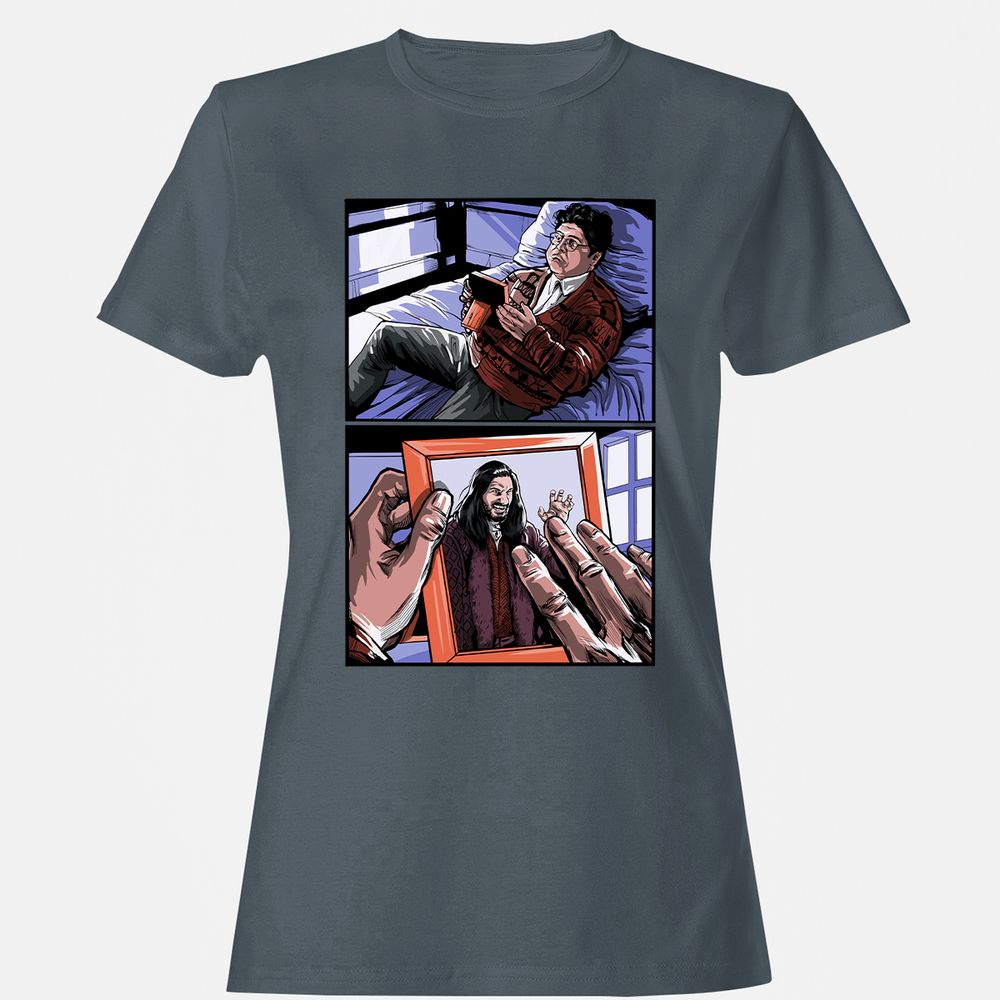 Women's T-Shirt - F28EVGZK - Charcoal - 3