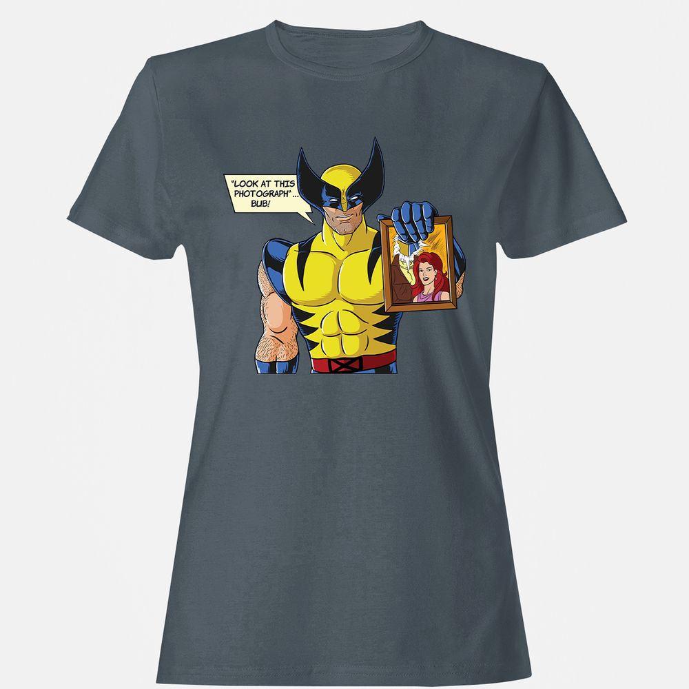 Women's T-Shirt - 3YR3PH6E - Charcoal - 3