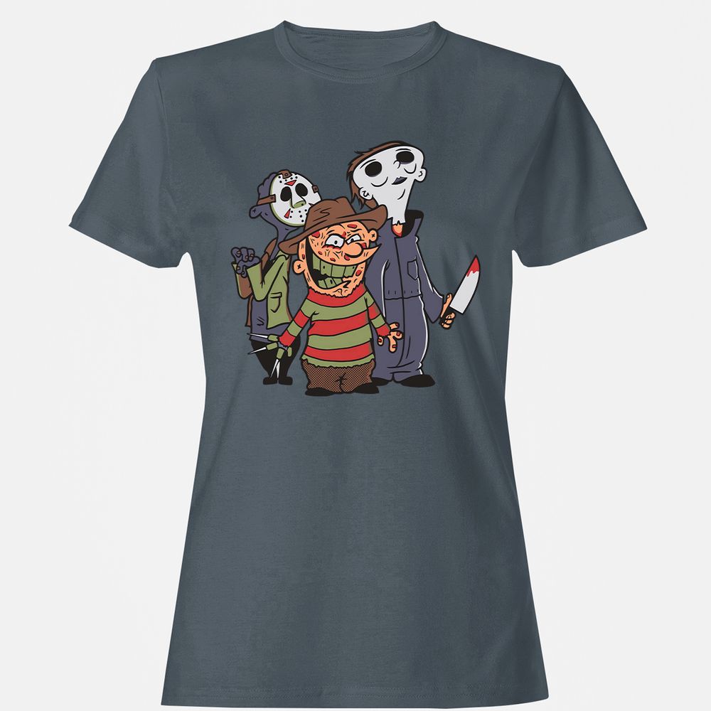 Women's T-Shirt - SL797E1Q - Charcoal - 3
