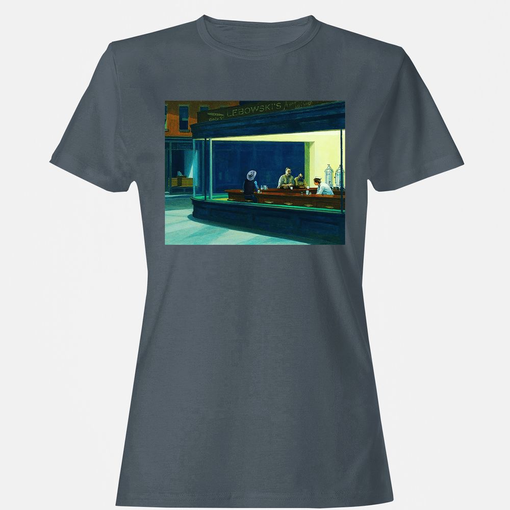 Women's T-Shirt - 4CTHHCV3 - Charcoal - 3