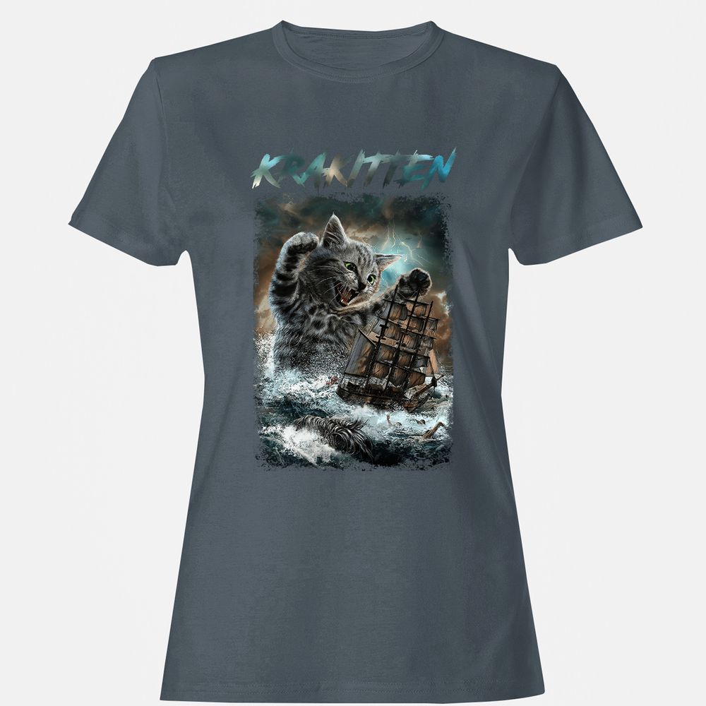 Women's T-Shirt - 9NCD9F6A - Charcoal - 3