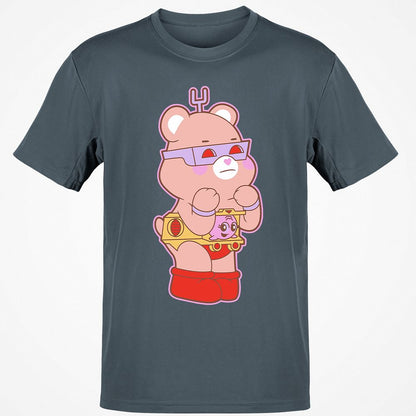 Classic Unisex T-Shirt - YG6AJ8DQ - Charcoal - 3