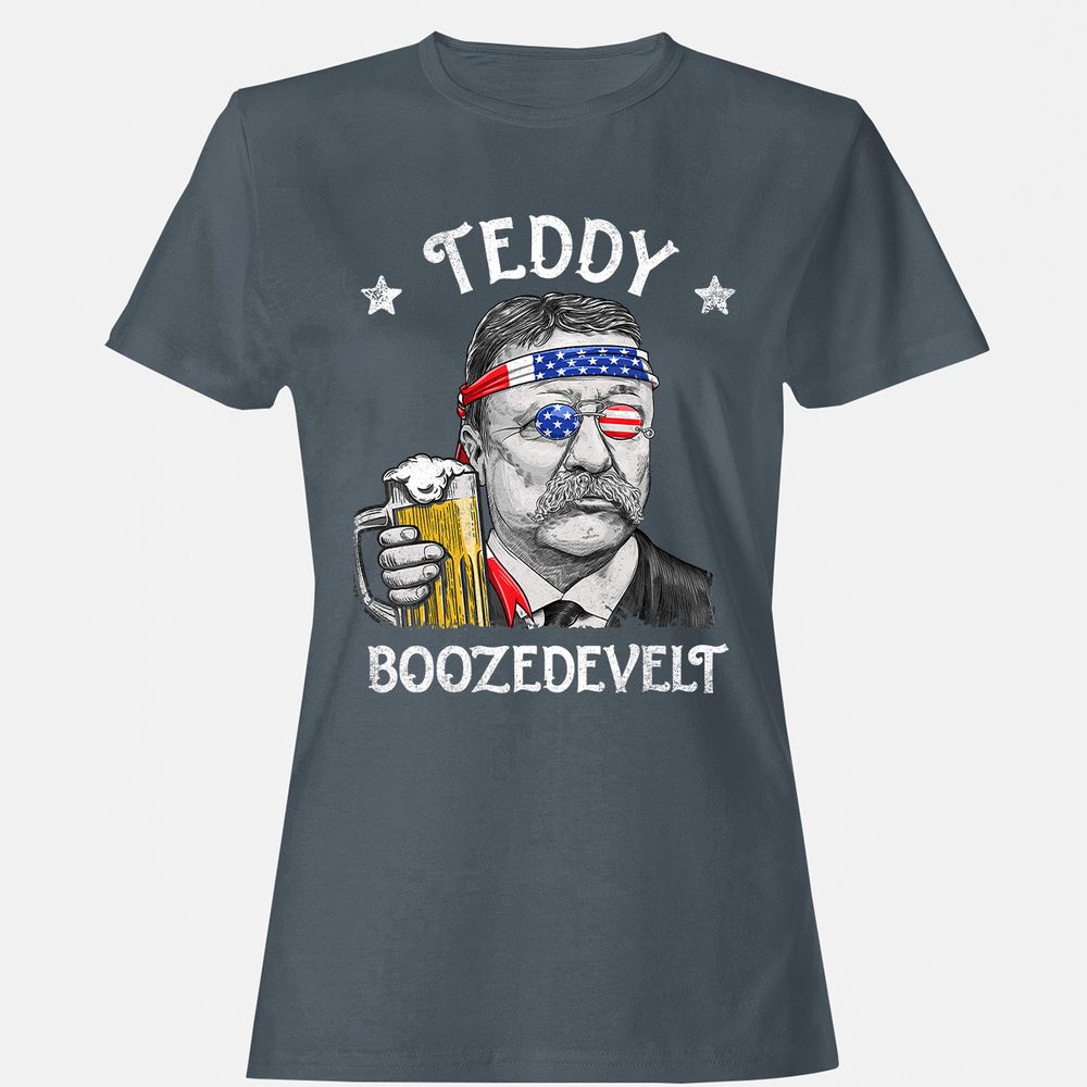 Women's T-Shirt - YXW7HPWT - Charcoal - 3