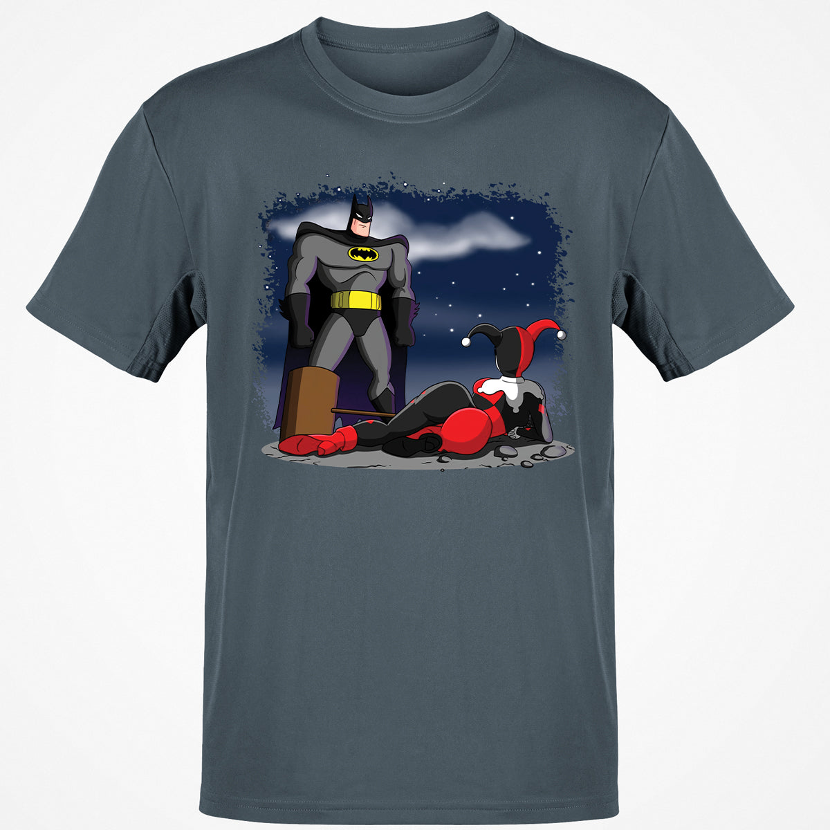 Classic Unisex T-Shirt - PKUG97ZQ - Charcoal - 3