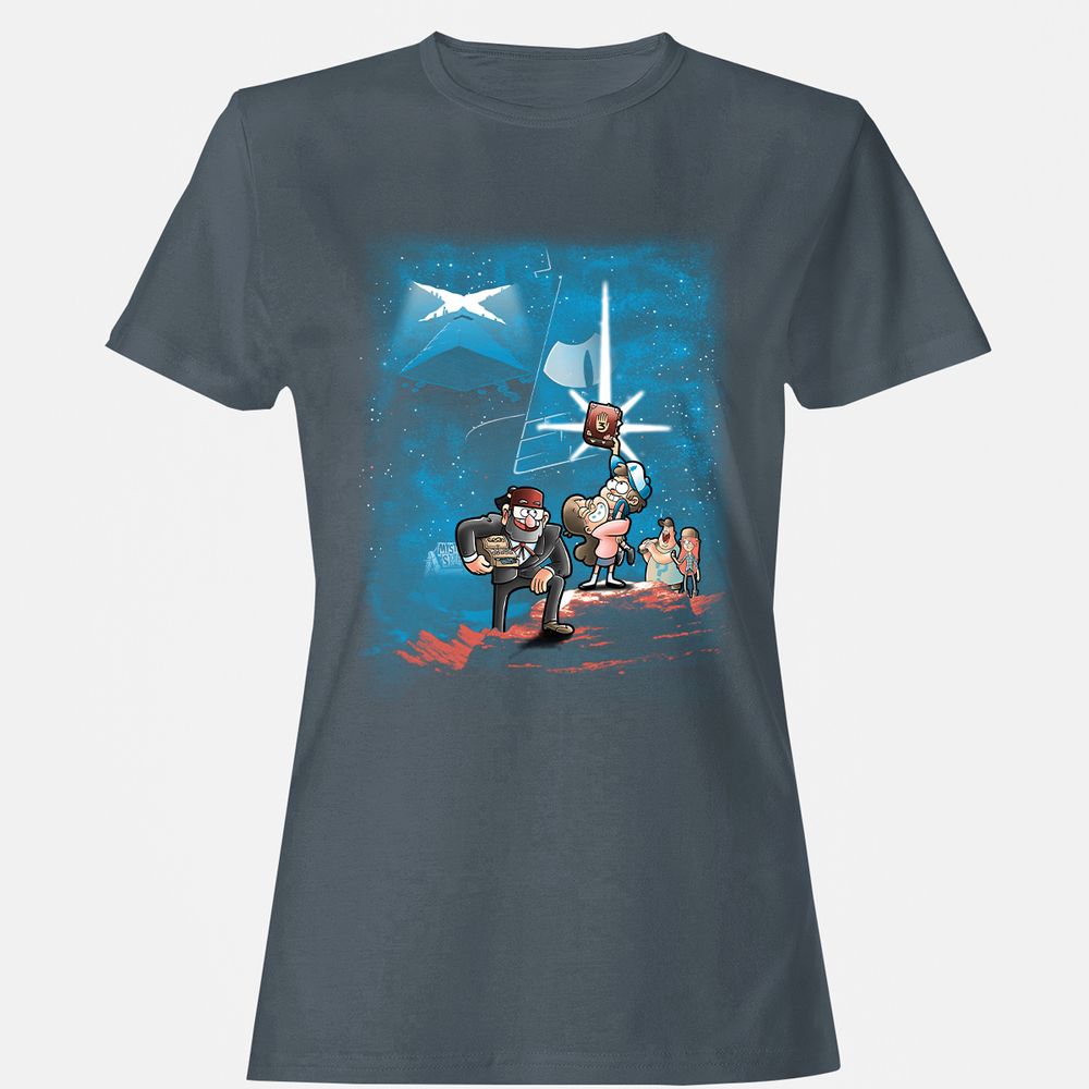 Women's T-Shirt - 3BTMQRP5 - Charcoal - 3
