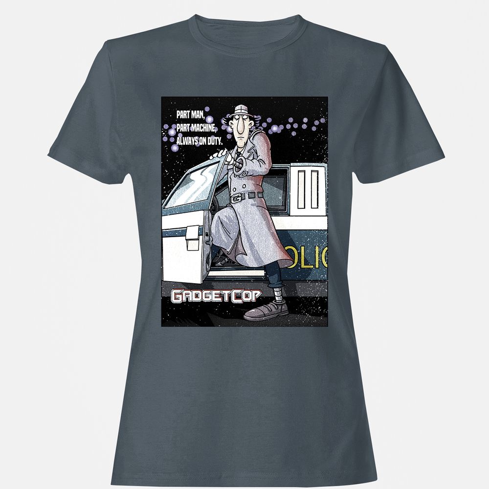 Women's T-Shirt - EP88B9CG - Charcoal - 3