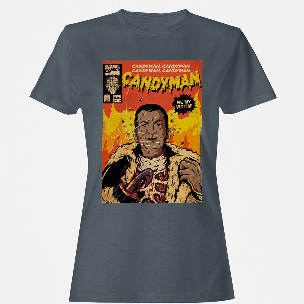 Women's T-Shirt - GZ173XJY - Charcoal - 3