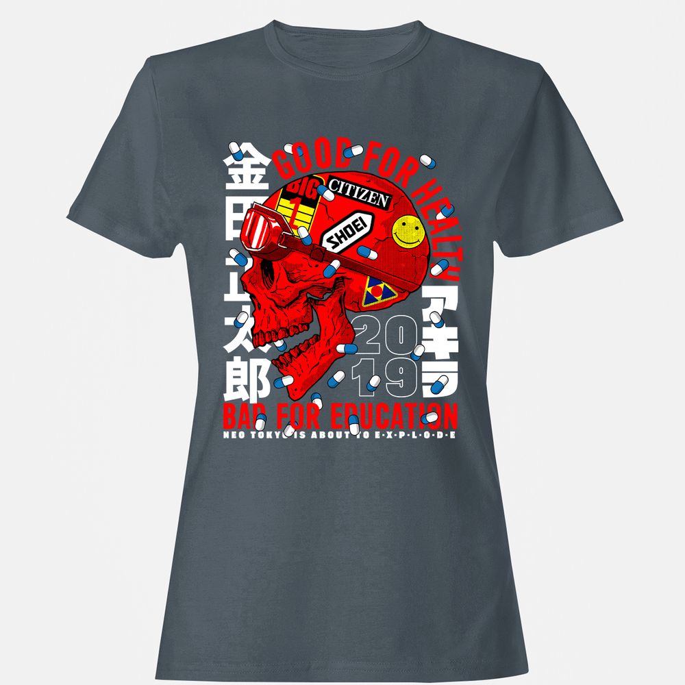 Women's T-Shirt - 7VS4C4DY - Charcoal - 3