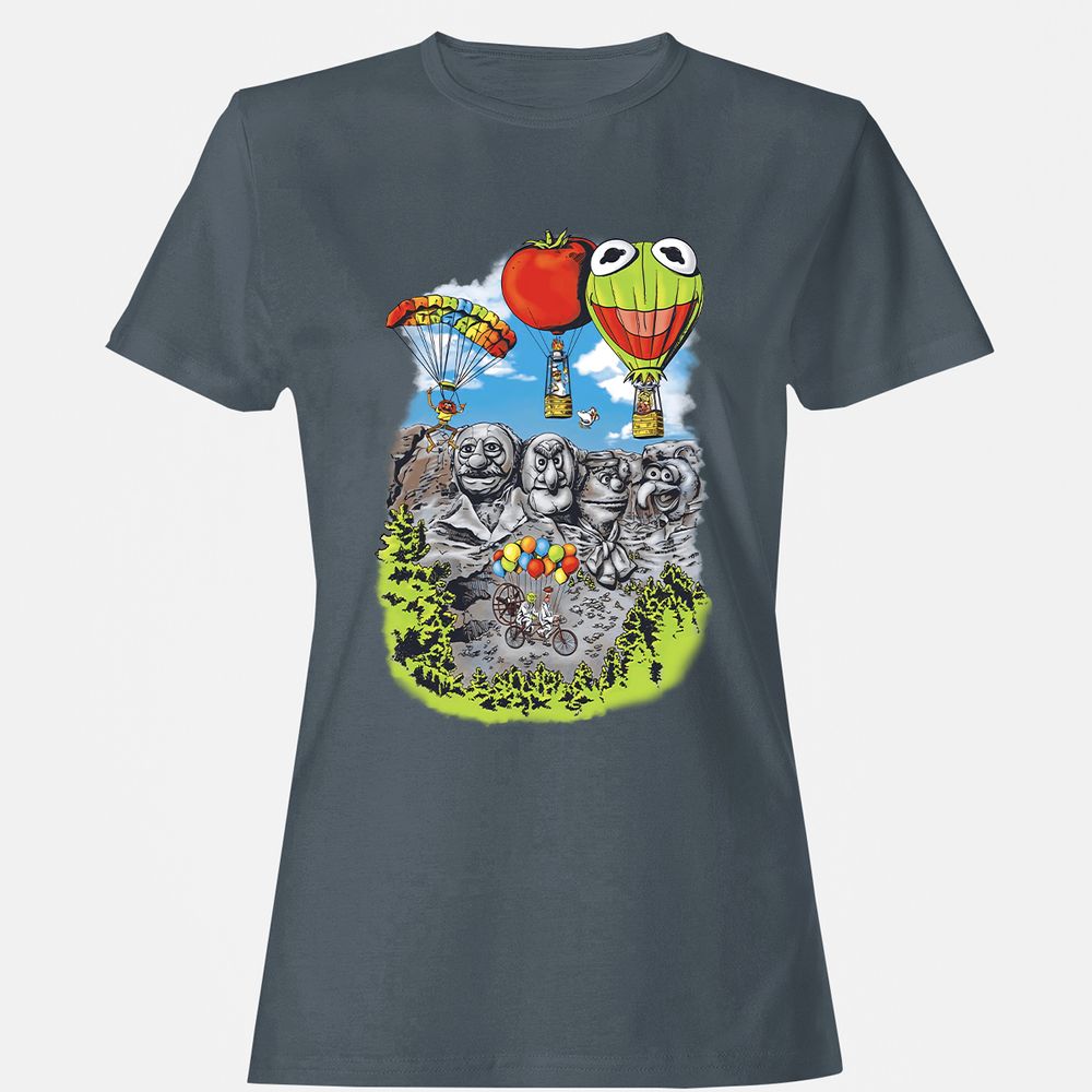Women's T-Shirt - D9GFFX34 - Charcoal - 3