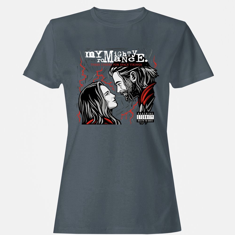 Women's T-Shirt - 6BB735P7 - Charcoal - 3