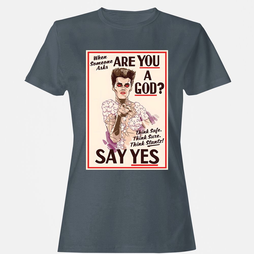 Women's T-Shirt - 3WAYQPGY - Charcoal - 3