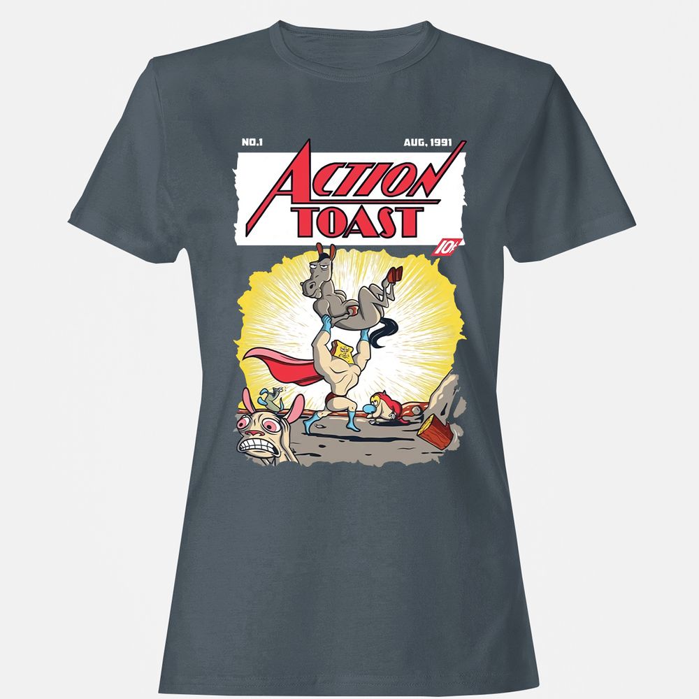 Women's T-Shirt - 161PL9HN - Charcoal - 3