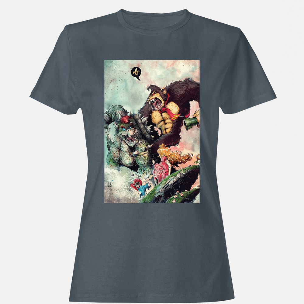 Women's T-Shirt - EUFUBV2Z - Charcoal - 3