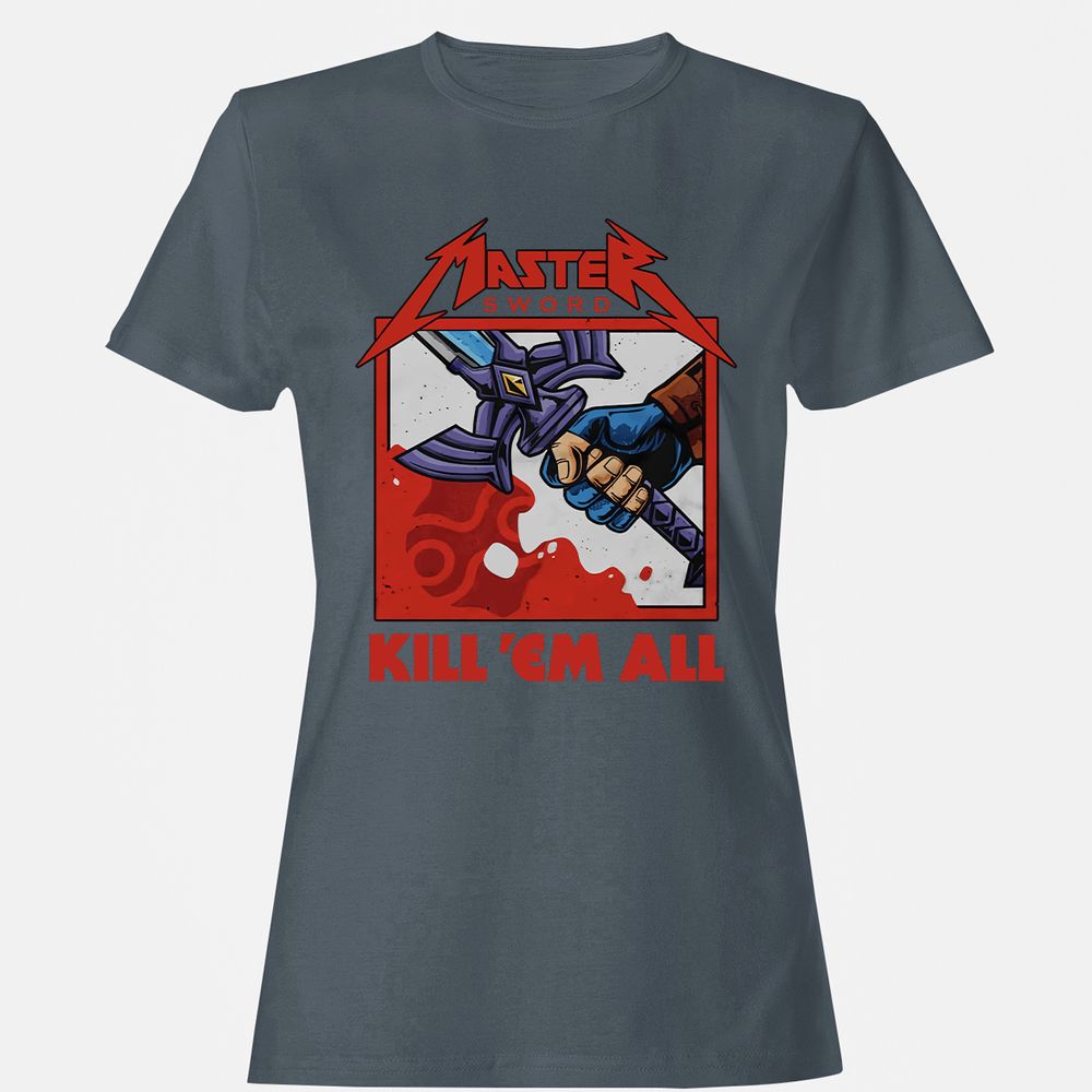 Women's T-Shirt - X6ZE8FKG - Charcoal - 3