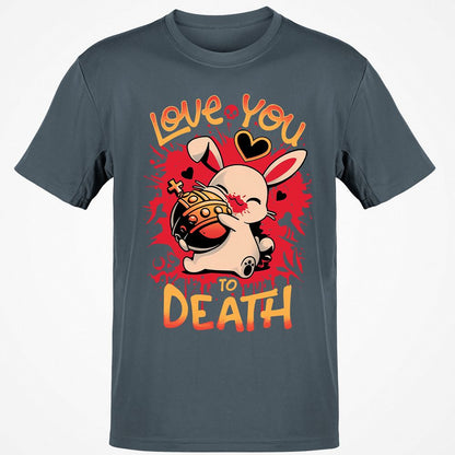 Classic Unisex T-Shirt - YJH72QZ2 - Charcoal - 3