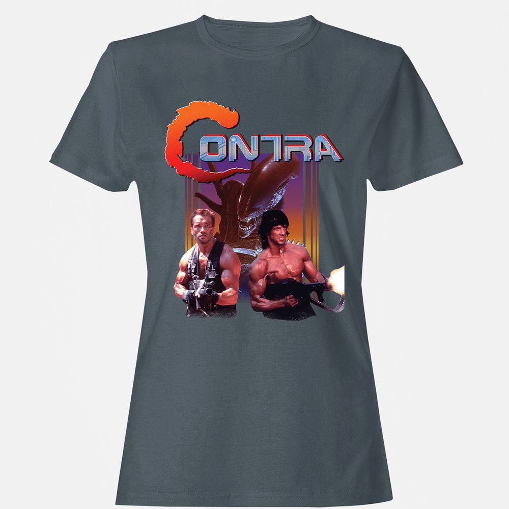 Women's T-Shirt - XPJLZ5FA - Charcoal - 3