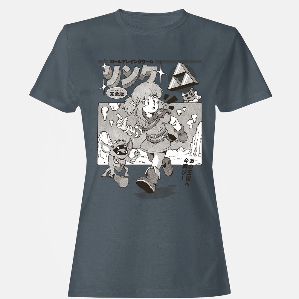 Women's T-Shirt - TD8D2FTB - Charcoal - 3
