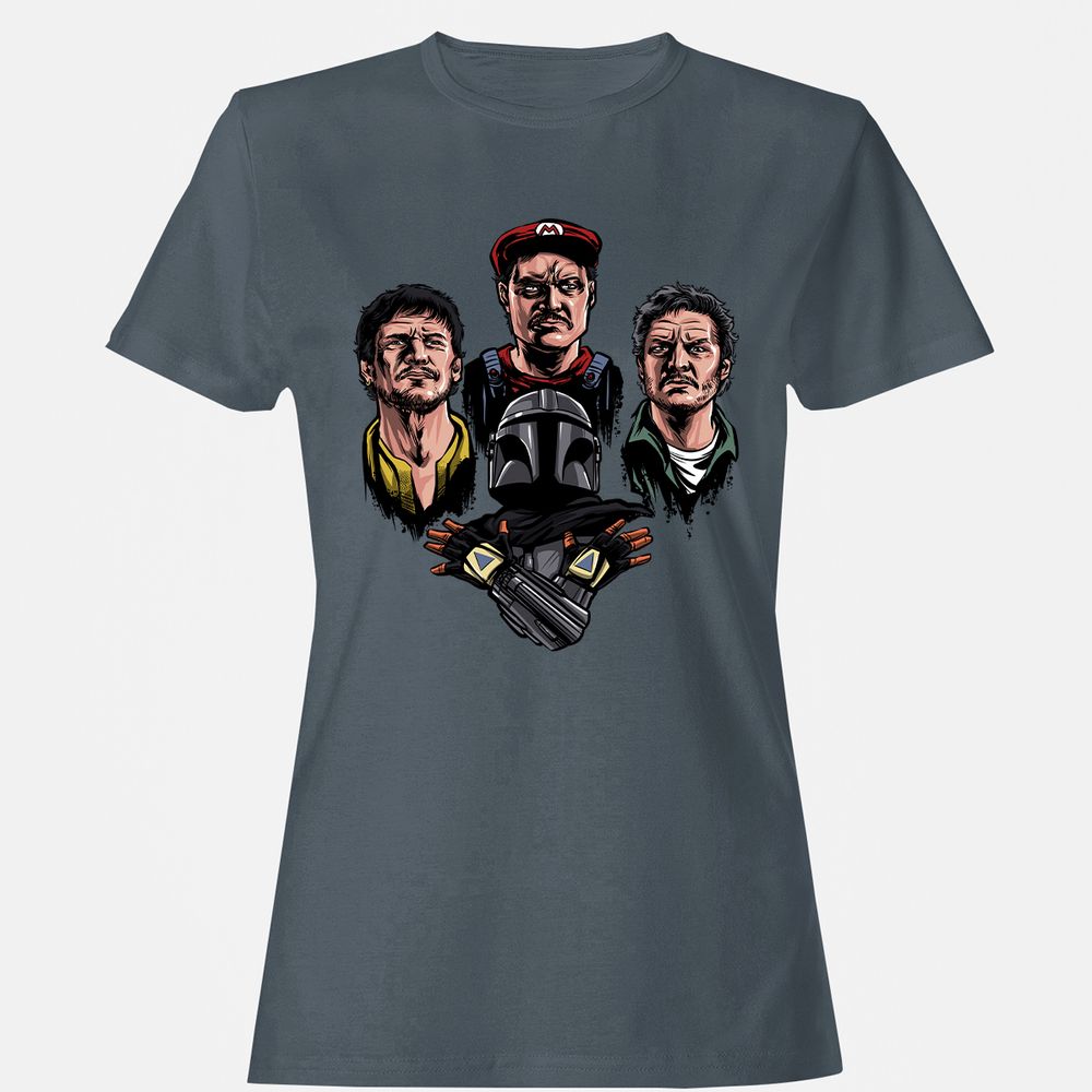 Women's T-Shirt - 1GKQSNVJ - Charcoal - 3