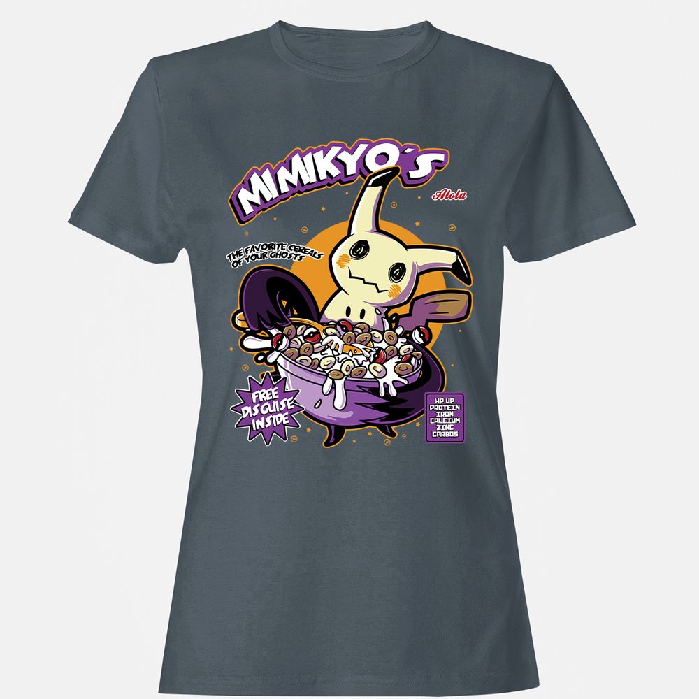 Women's T-Shirt - C7S5GGG1 - Charcoal - 3