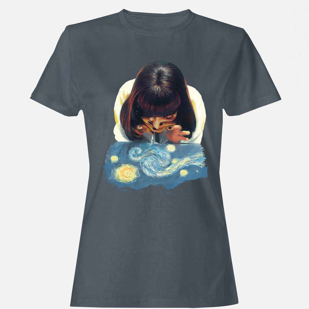 Women's T-Shirt - VEHCSS1V - Charcoal - 3
