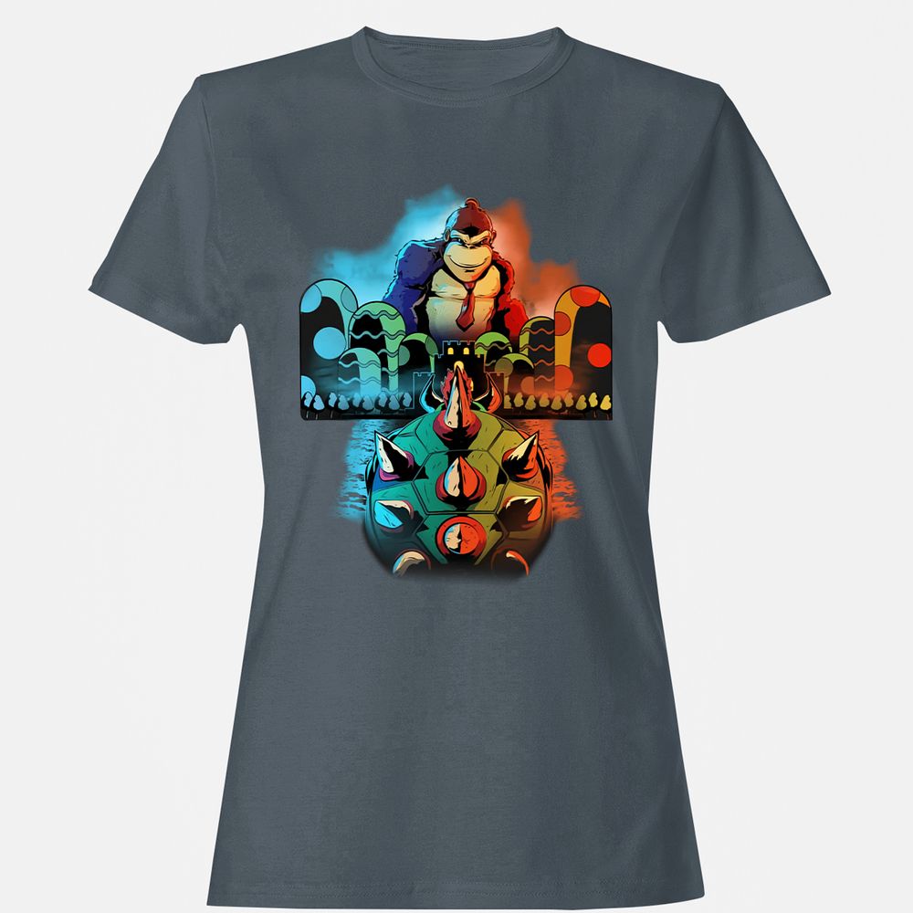 Women's T-Shirt - NF5MYKSZ - Charcoal - 3