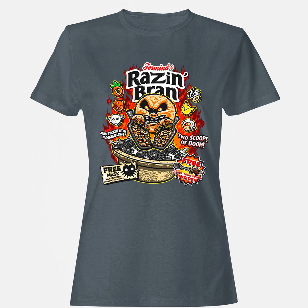 Women's T-Shirt - T4B3CSAZ - Charcoal - 3