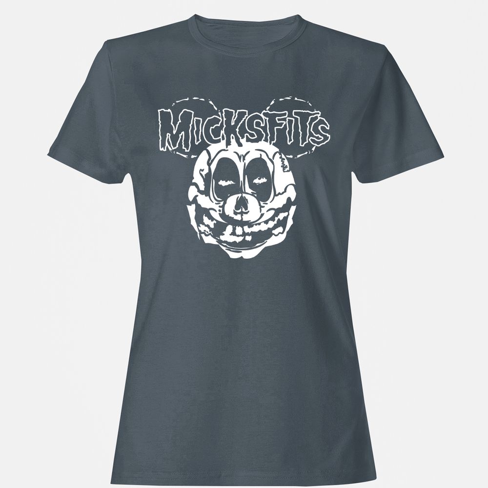 Women's T-Shirt - 53EF1BBW - Charcoal - 3