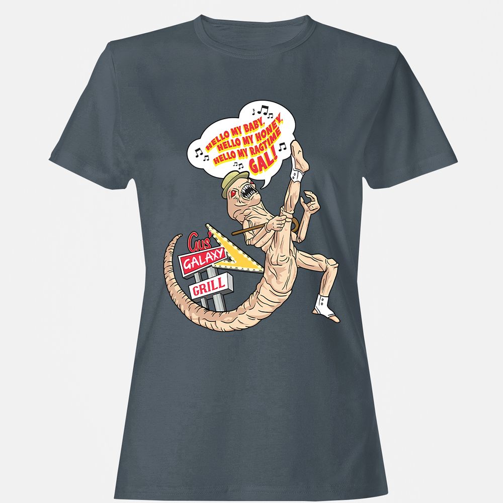 Women's T-Shirt - UA1DXSB4 - Charcoal - 3