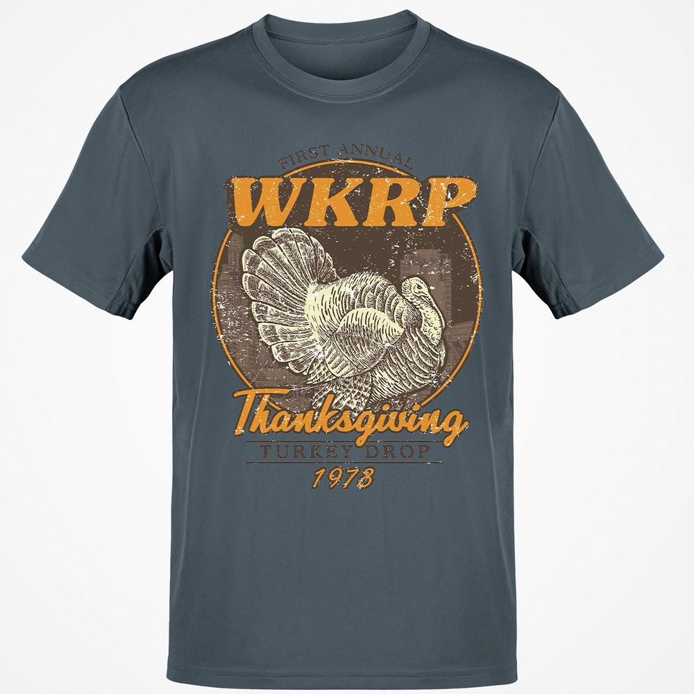 WKRP Turkey Drop - Charcoal - 3