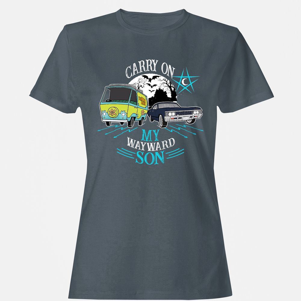 Women's T-Shirt - BQGWHJC5 - Charcoal - 3